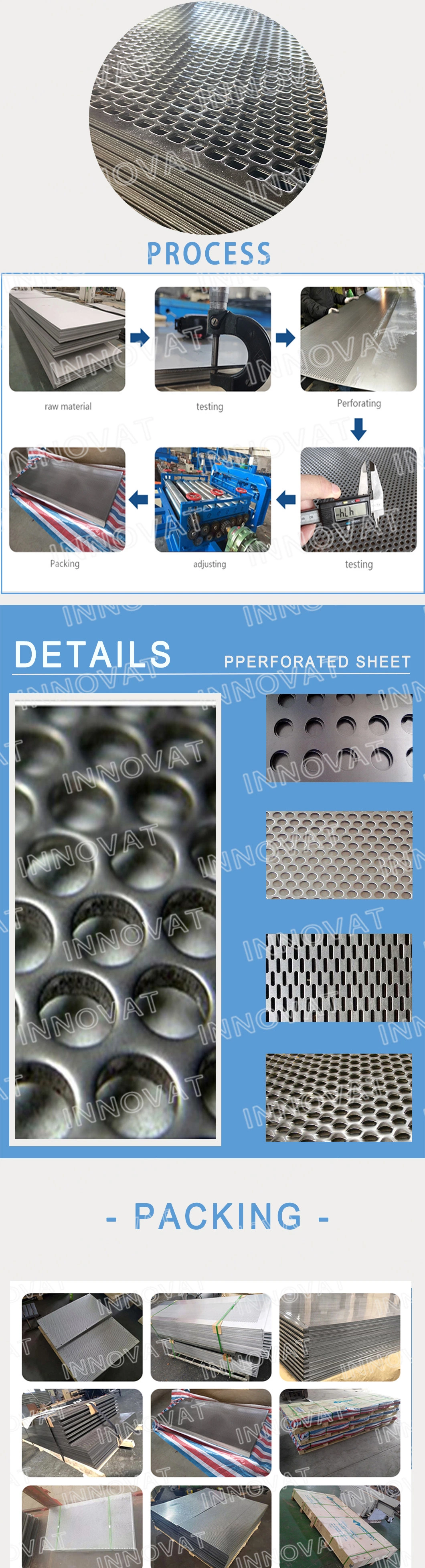 Titanium Perforated Sheet Titanium Wire Mesh