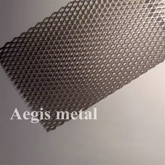 1.5*3mm 穴サイズ 99.7% 純チタンエキスパンドメタルメッシュ